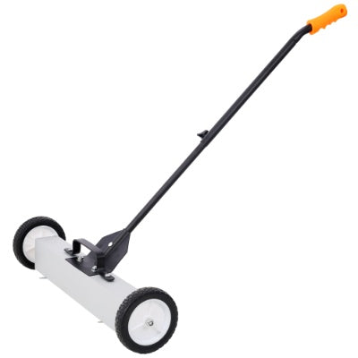 MagniSweep Pro 24" Magnetic Pickup Tool Silicone Back Scrub Bath Brush