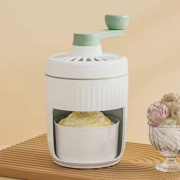 Hand Crank Ice Crusher – Manual Snow Cone Maker BLYNTRA
