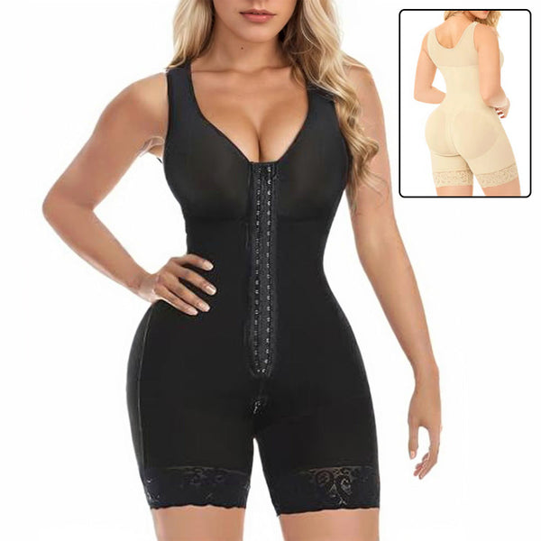 Shapewear Jumpsuit For Women Tummy Control Post Surgery Full Body Shaper Butt Lifter With Zipper Crotch Skimsbodysuits Elegant Bodysuitfajashaper Silicone Back Scrub Bath Brush