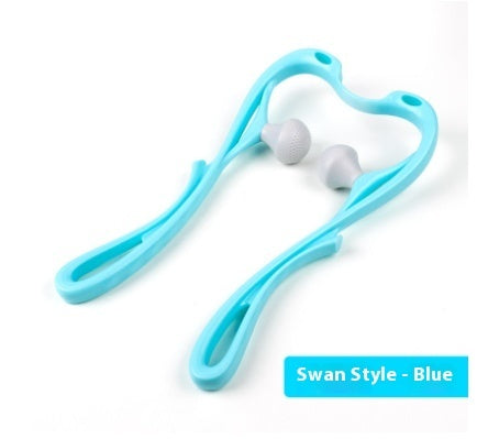Multifunctional Manual Six-wheel Neck Massager Massage Relieve Roller Massage Tool Silicone Back Scrub Bath Brush