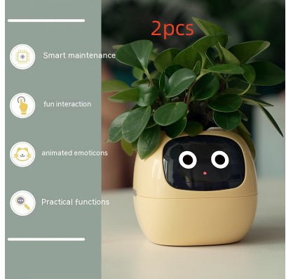 BLYNTRA Smart Planter Companion – Animated AI Plant Pot with Display BLYNTRA