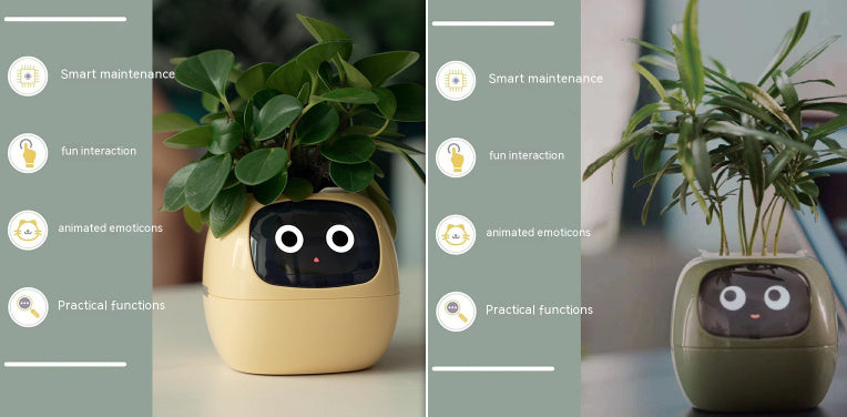 BLYNTRA Smart Planter Companion – Animated AI Plant Pot with Display BLYNTRA