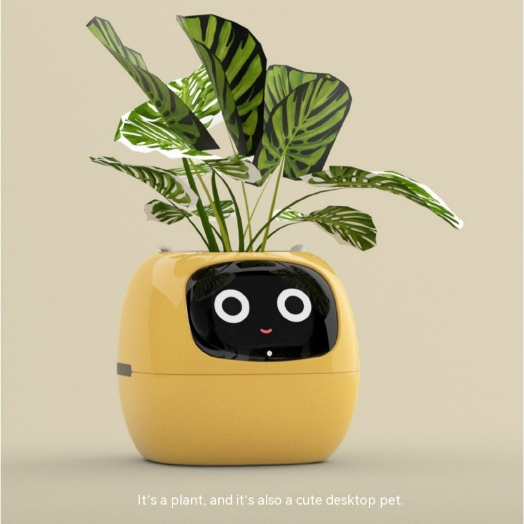 BLYNTRA Smart Planter Companion – Animated AI Plant Pot with Display BLYNTRA
