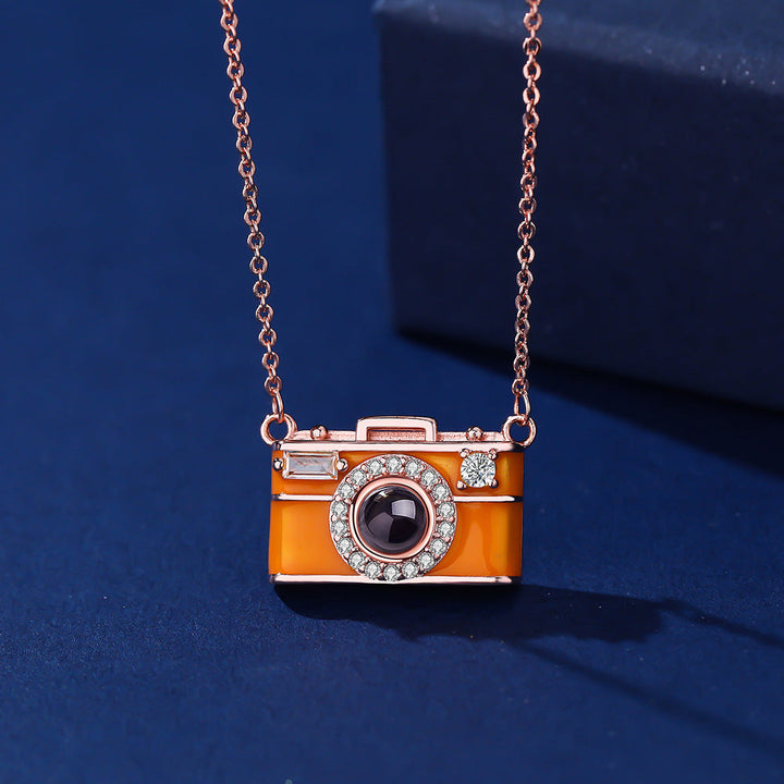 Projection Photo Necklace | Hidden Camera Pendant Blyntra
