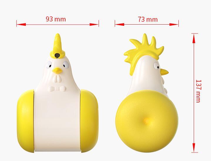 LaserTumble Sound & Light Cat Toy Silicone Back Scrub Bath Brush