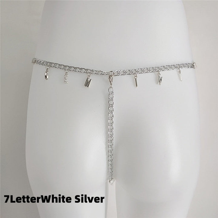 Custom Name Lace Thong & Body Chain Set Silicone Back Scrub Bath Brush