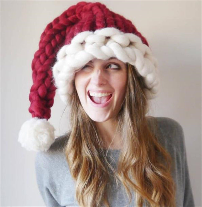 BLYNTRA Christmas Plush Hat – Cute Pompom Winter Beanie for All Ages BLYNTRA