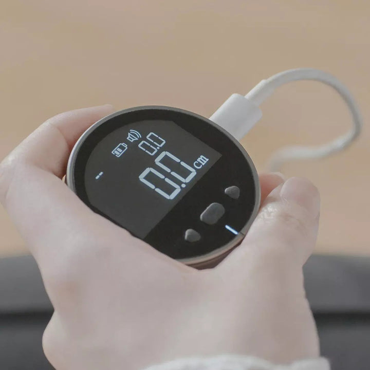 Distance Measuring Instrument Electronic Measuring Ruler Tape Measure High Definition Digital LCD High Precision Electronic Measuring Ruler Tool Silicone Back Scrub Bath Brush