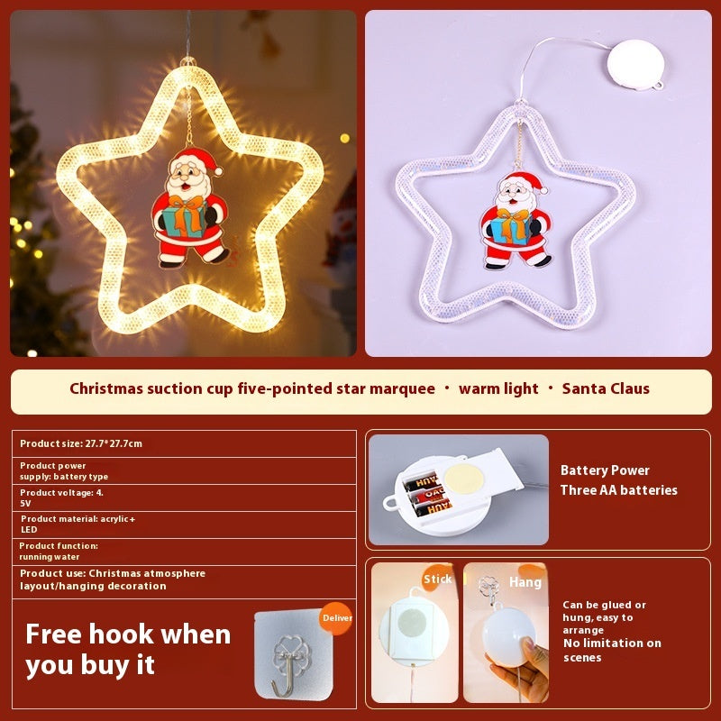 LED Star Christmas Pendant by BLYNTRA – Holiday Window & Home Light BLYNTRA