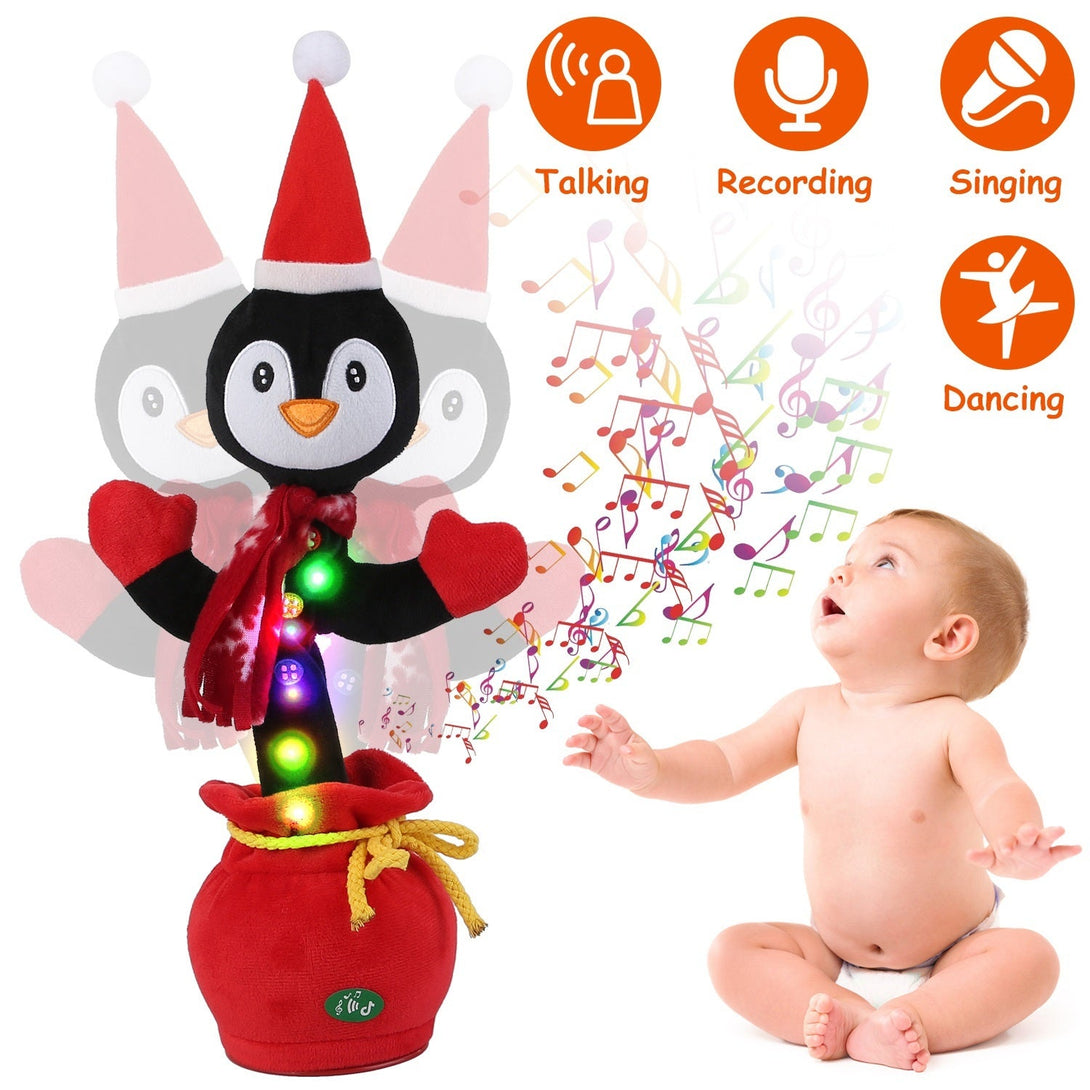 BLYNTRA Interactive Singing & Dancing Penguin/Elk Plush Toy – Christmas Edition BLYNTRA