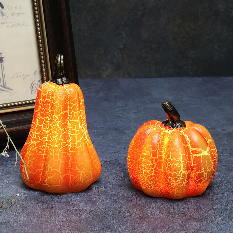 BLYNTRA Pumpkin Candle Lantern – Luminous Resin Halloween Decoration BLYNTRA