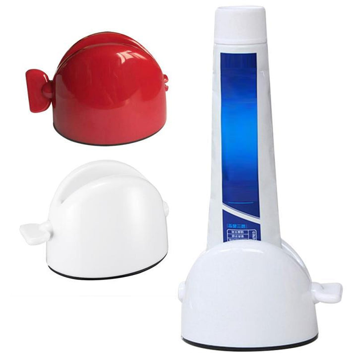 Creative lazy toothpaste squeezer Silicone Back Scrub Bath Brush