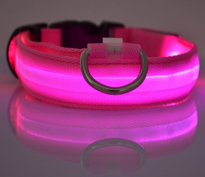 LED Dog Collar | Glow-in-Dark Safety Leash Blyntra