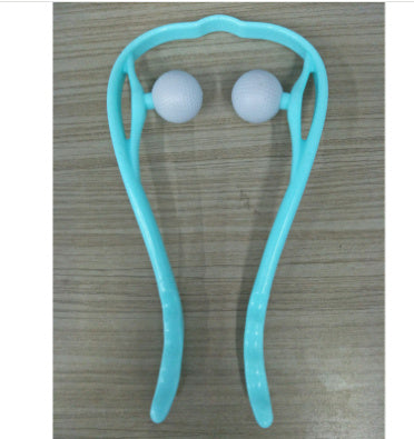 Multifunctional Manual Six-wheel Neck Massager Massage Relieve Roller Massage Tool Silicone Back Scrub Bath Brush