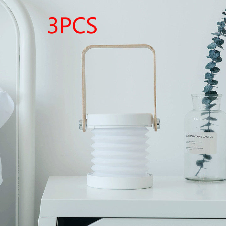 Foldable Touch Dimmable Reading LED Night Light Portable Lantern Lamp USB Rechargeable For Home Decor Silicone Back Scrub Bath Brush