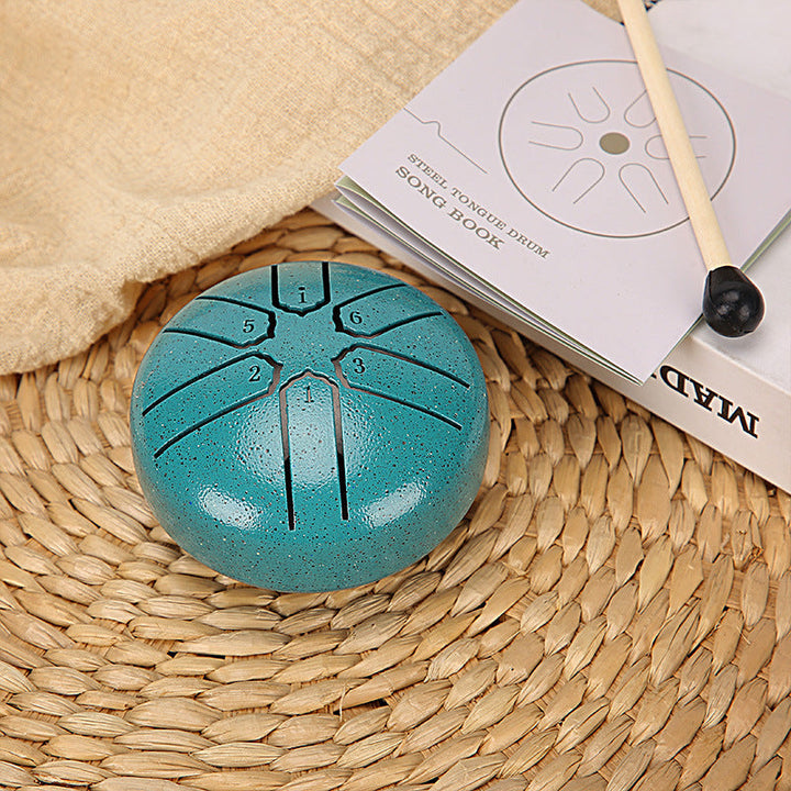 Hollow Drum Steel Tongue Drum Air Force Drum Corps Worry-free Drum Percussion Portable Musical Instrument Silicone Back Scrub Bath Brush