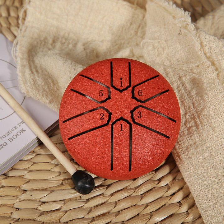 Hollow Drum Steel Tongue Drum Air Force Drum Corps Worry-free Drum Percussion Portable Musical Instrument Silicone Back Scrub Bath Brush