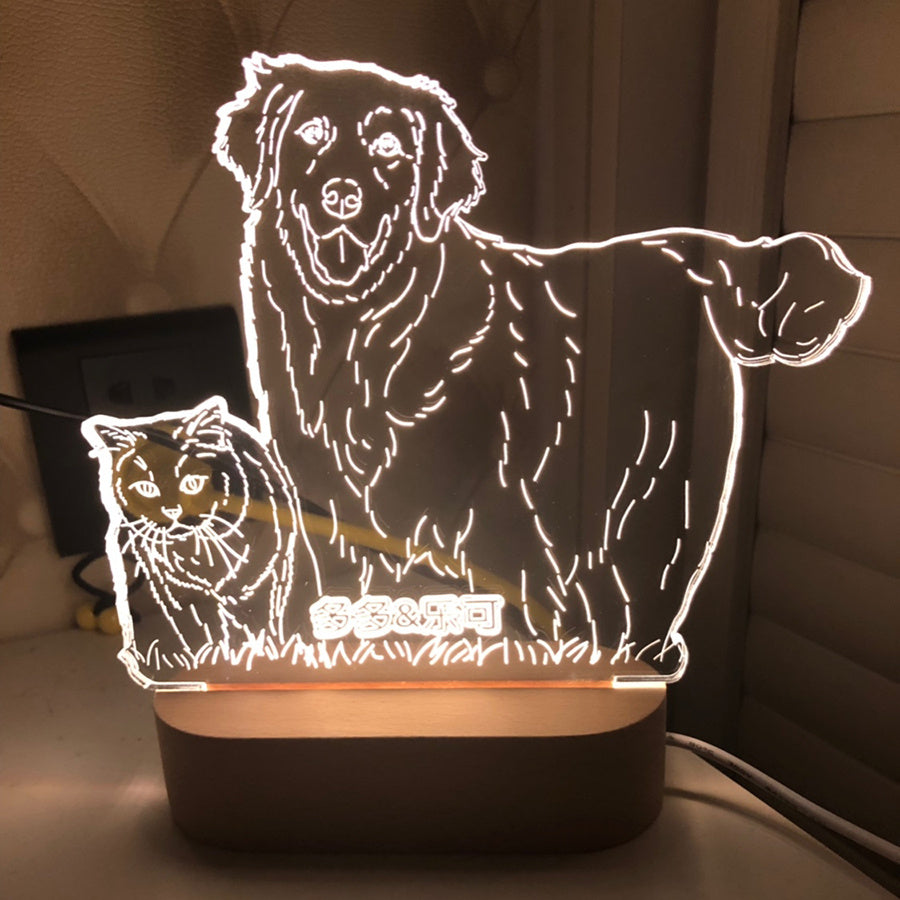 Personalized 3D Stereo Lamp by BLYNTRA – Unique Photo Keepsake BLYNTRA