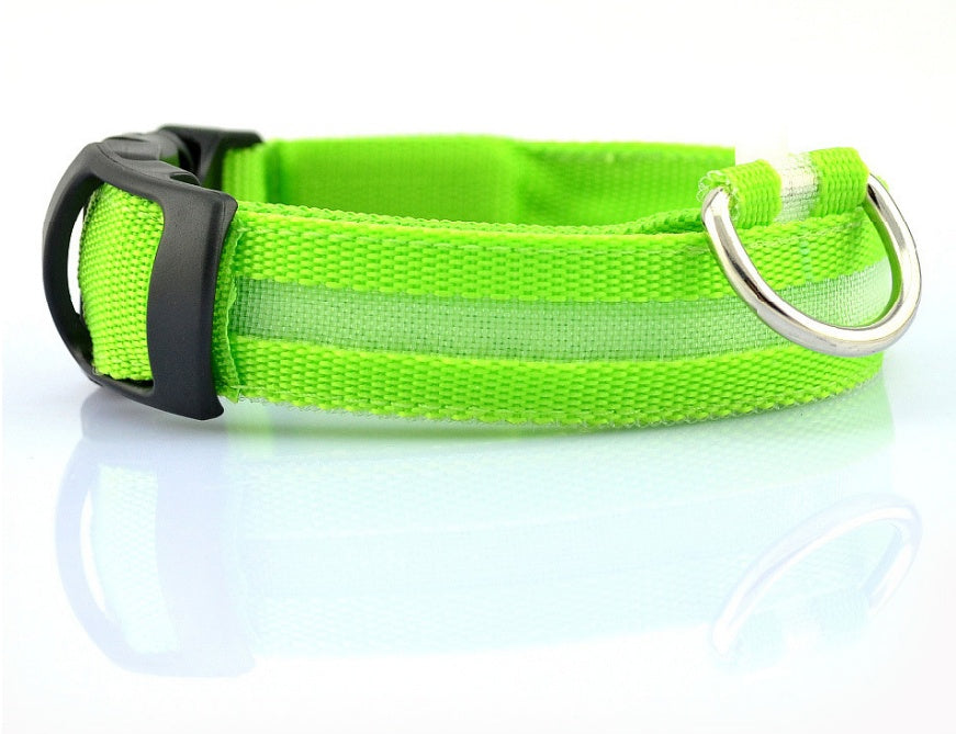 LED Dog Collar | Glow-in-Dark Safety Leash Blyntra
