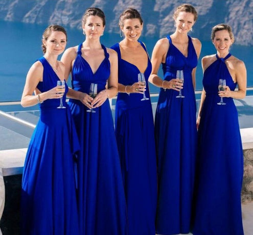 GlamWrap Multiway Backless Maxi Dress Silicone Back Scrub Bath Brush