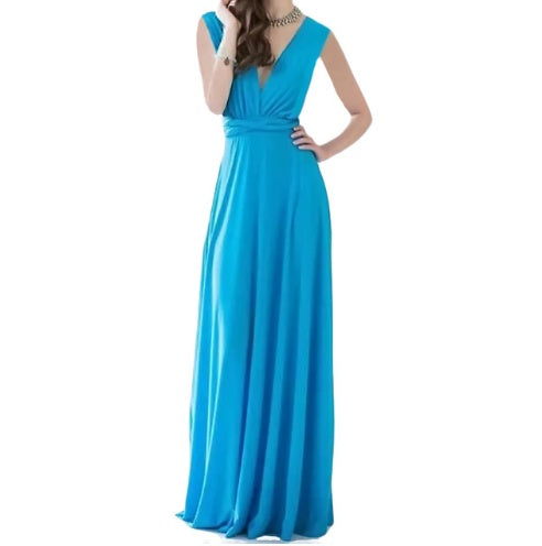 GlamWrap Multiway Backless Maxi Dress Silicone Back Scrub Bath Brush