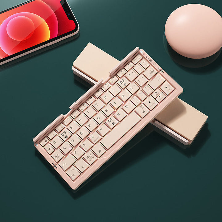 Mini Folding Wireless Keyboard + Phone Stand Blyntra