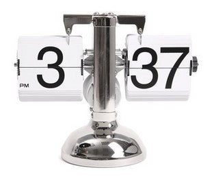 Flip Digital Clock Small Scale Table Clock Retro Flip Clock Silicone Back Scrub Bath Brush