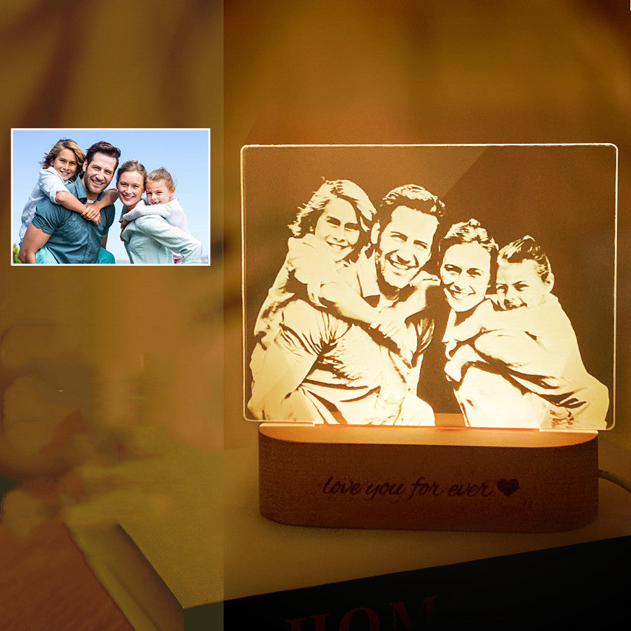 Personalized 3D Stereo Lamp by BLYNTRA – Unique Photo Keepsake BLYNTRA