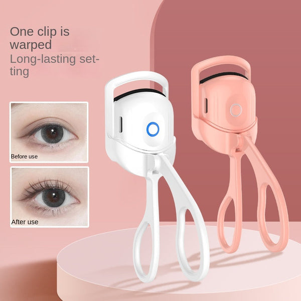 Eyelash Curler Portable Electric Heated Comb Eye Lash Long Lasting Eyelashes Curls Thermal Eyelash Curler Makeup Tools Heated Eyelash Curlers,Rechargeable Electric Eyelash Curler,Handheld Eyelash Heat Silicone Back Scrub Bath Brush