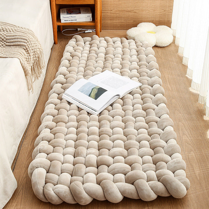 Woven Bedroom Rug Window Cushion Ledge Cushion Household Sofa Cushion Floor Mat Tatami Silicone Back Scrub Bath Brush