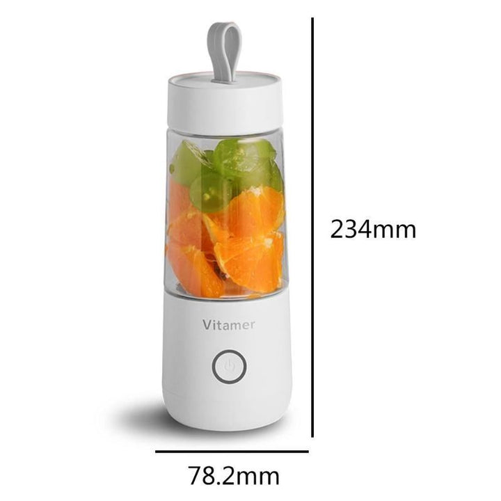 350ml Portable Blender Juicer Electric USB Rechargeable Mixer Smoothie Slushy Cup Juice Blender Bottle USB Charging Kitchen Gadgets Silicone Back Scrub Bath Brush
