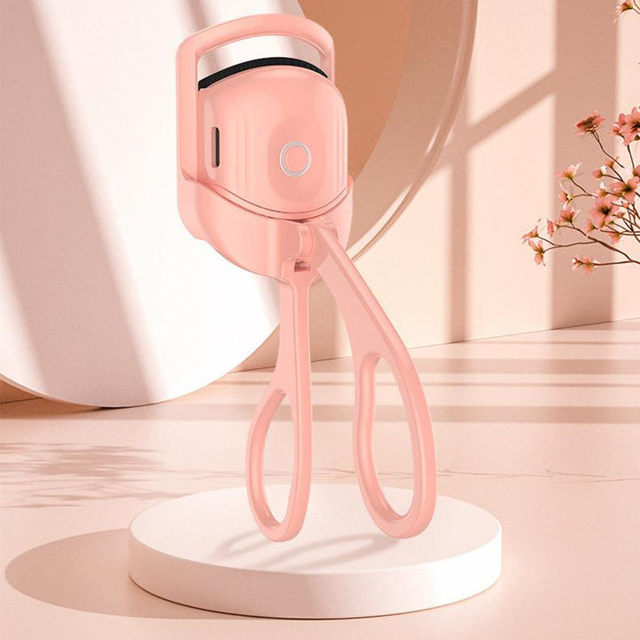 Eyelash Curler Portable Electric Heated Comb Eye Lash Long Lasting Eyelashes Curls Thermal Eyelash Curler Makeup Tools Heated Eyelash Curlers,Rechargeable Electric Eyelash Curler,Handheld Eyelash Heat Silicone Back Scrub Bath Brush