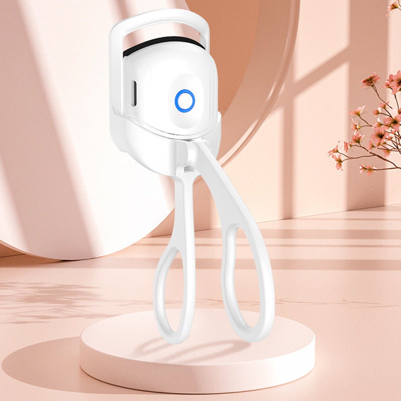 Eyelash Curler Portable Electric Heated Comb Eye Lash Long Lasting Eyelashes Curls Thermal Eyelash Curler Makeup Tools Heated Eyelash Curlers,Rechargeable Electric Eyelash Curler,Handheld Eyelash Heat Silicone Back Scrub Bath Brush