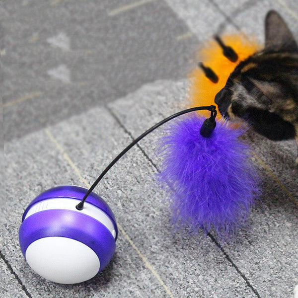 Electric random rolling funny cat toy Silicone Back Scrub Bath Brush