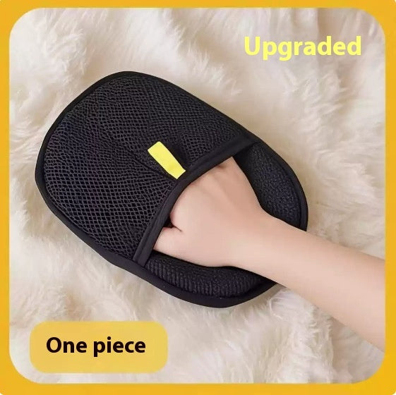 Pet Hair Remover Mitt Pet Hair Remover Gloves Deshedding Brush Glove For Dog Cat Rabbit With Long Short Curly Hair Silicone Back Scrub Bath Brush