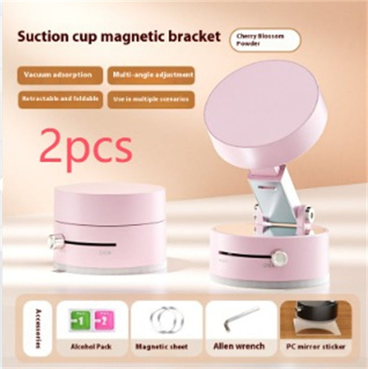 Foldable Magnetic Vacuum Car Phone Holder Foldable Suction Cup With Suction Cup Hands-Free Navigation For Smart Phone Silicone Back Scrub Bath Brush