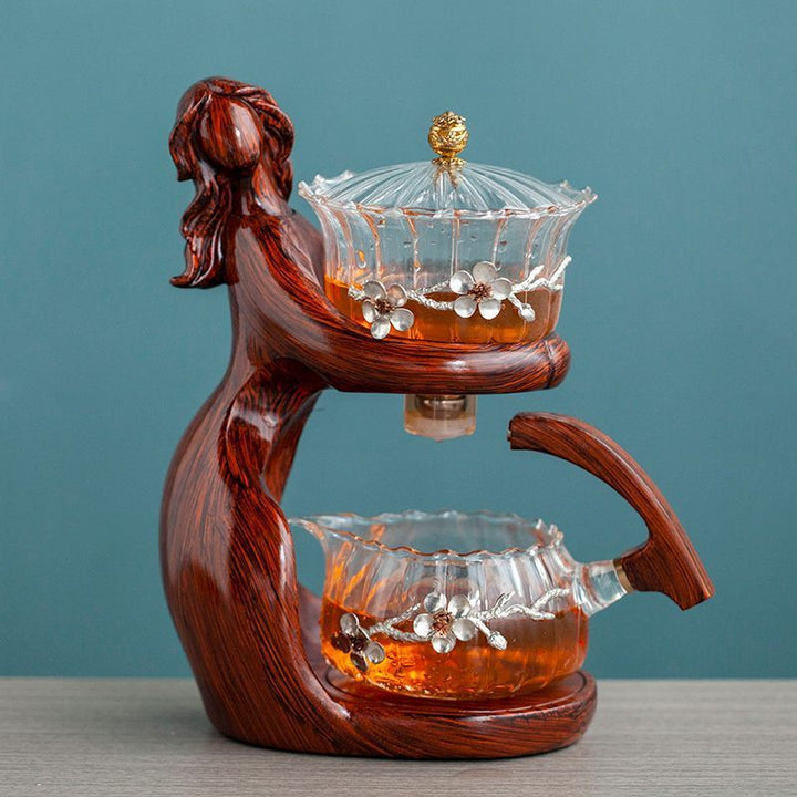Semi-Automatic Kung Fu Glass Tea Set BLYNTRA