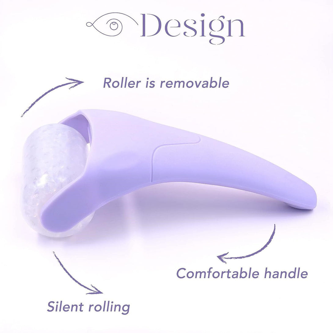 GlaciGlow Ice Roller – De-Puff, Soothe & Refresh Skin Silicone Back Scrub Bath Brush