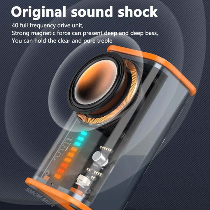 K07 Transparent Mecha Bluetooth Speaker BLYNTRA