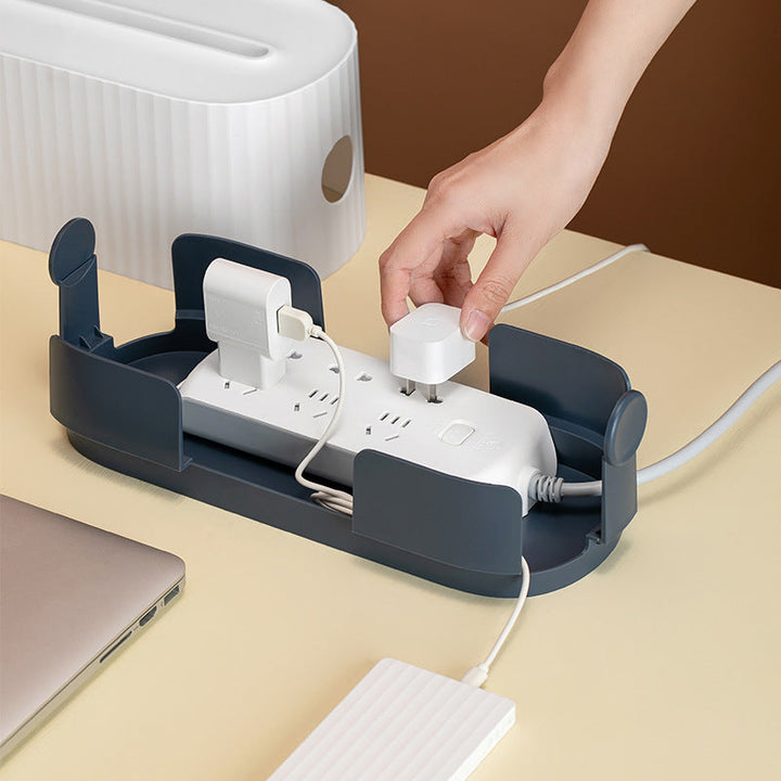 Power Strip Wire Case Cable Storage Box Anti Dust Charger Socket Organizer Network Line Storage Bin Charger Wire Management Silicone Back Scrub Bath Brush