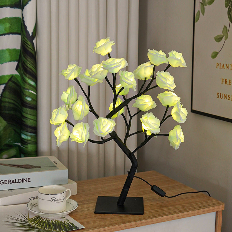 BLYNTRA™ LED Rose Tree Lamp – Romantic Ambient Night Light BLYNTRA