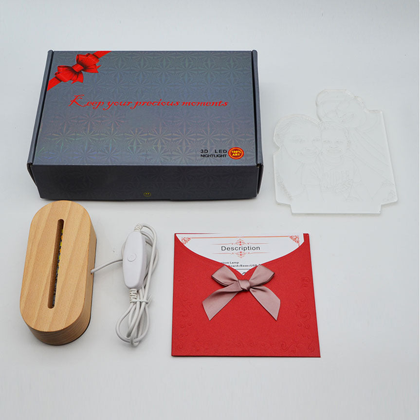 Personalized 3D Stereo Lamp by BLYNTRA – Unique Photo Keepsake BLYNTRA