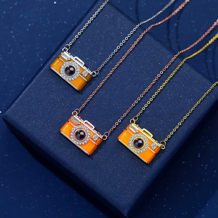 Projection Photo Necklace | Hidden Camera Pendant Blyntra