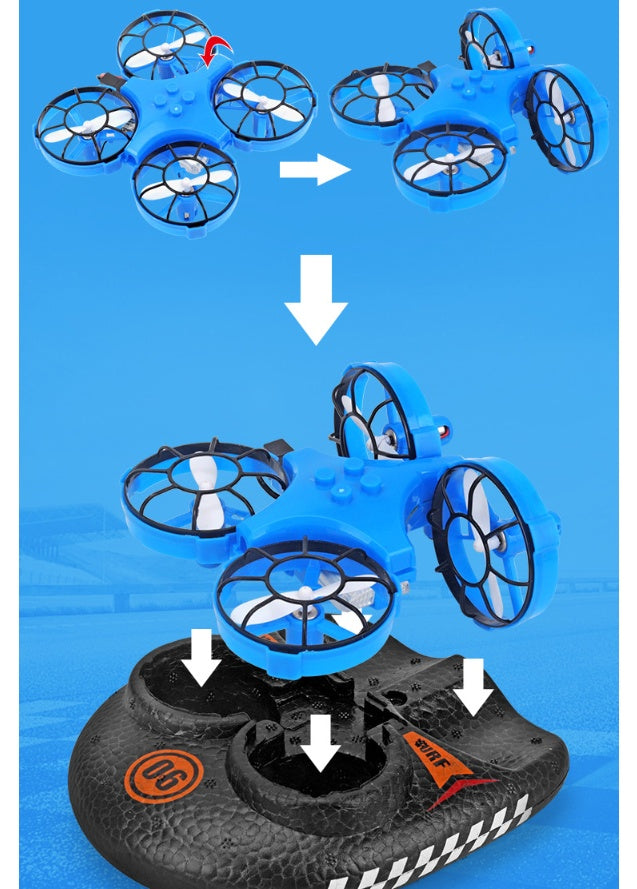 3-in-1 RC Drone Boat Hovercraft Toy BLYNTRA
