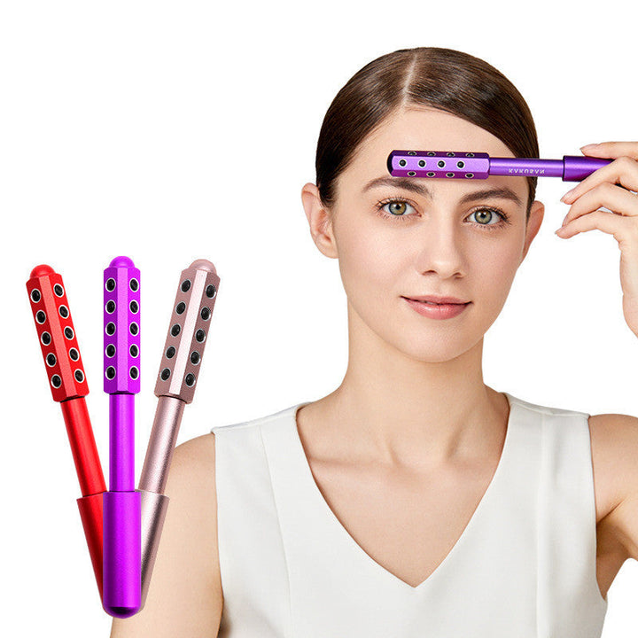 Germanium Face Lift Roller | Wrinkle Remover Stick Silicone Back Scrub Bath Brush