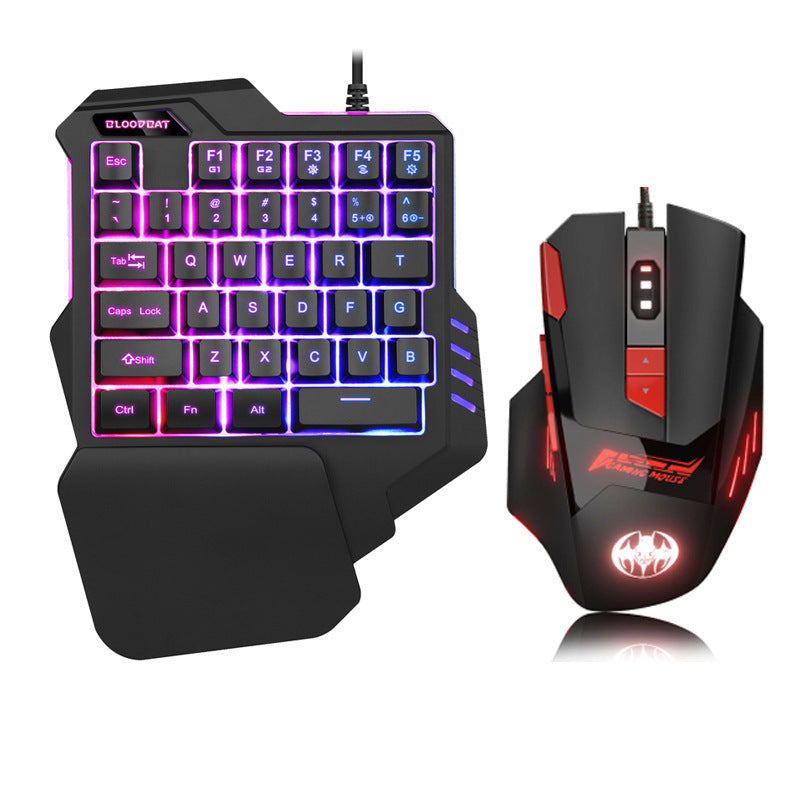 BLYNTRA Pro Mobile Gaming Keyboard – One-Hand RGB Mechanical Pad BLYNTRA