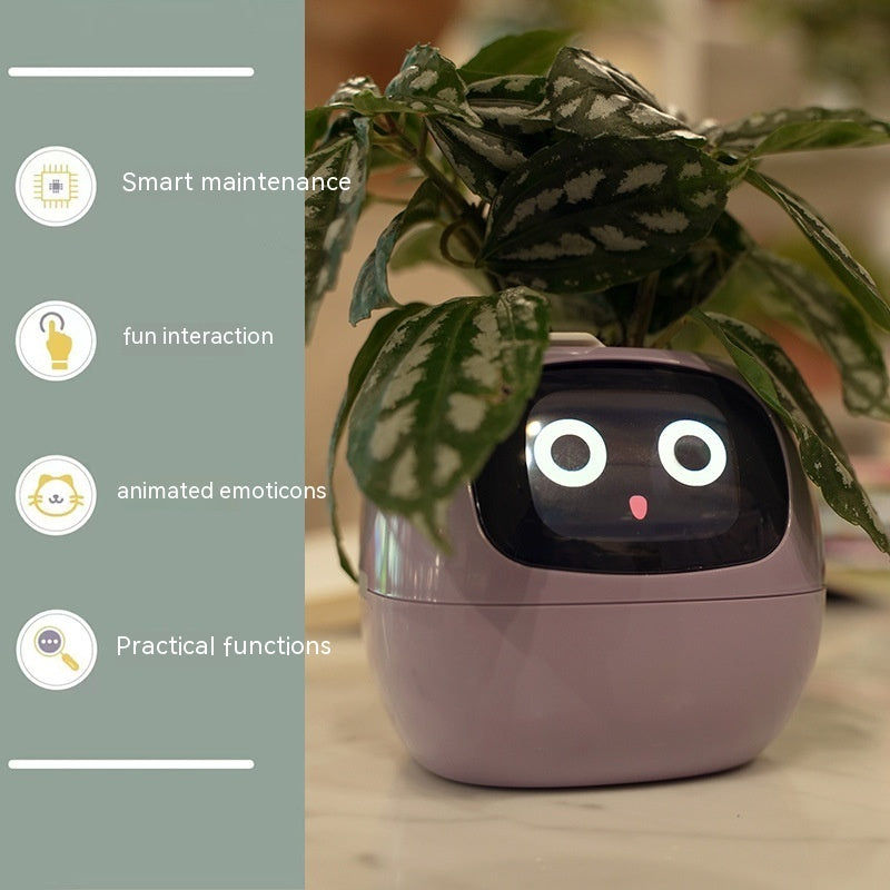 BLYNTRA Smart Planter Companion – Animated AI Plant Pot with Display BLYNTRA