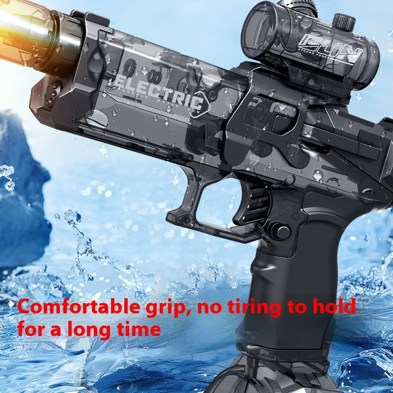 FireRat Auto-Blast Water Gun Silicone Back Scrub Bath Brush
