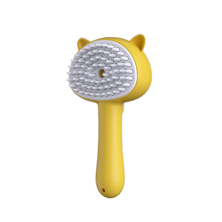 Hair Cleaning Brush With Mist Multifunctional Cat Grooming Brush Rechargeable Self Cleaning Slicker Brush For Pets Dogs & Catsb Pet Products Silicone Back Scrub Bath Brush