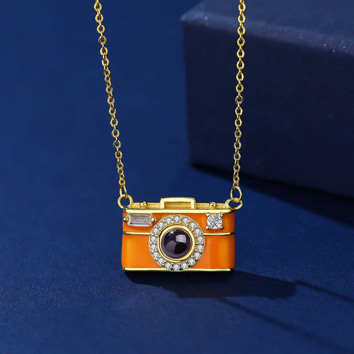 Projection Photo Necklace | Hidden Camera Pendant Blyntra